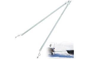 Yaocom 39" Tow Hitch for Snowmobile & ATV - Heavy-Duty Pull Behind Sled, Ice Fishing Shanty, or Cargo Trailer - Corrosion-Resistant, Portable Tow Bar