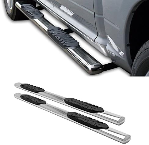 AutoCat Fit 07-15 Tundra Double Cab (w/ Half Size Rear Doors) 5" S/S Side Step Nerf Bars Running Boards