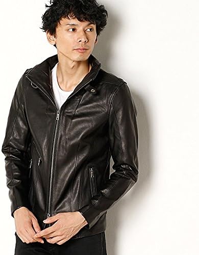 Amazon シュリセル Schlussel ラムレザーシングルライダースbz ブラック M コート ジャケット 通販