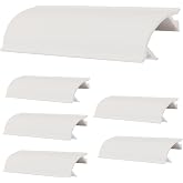 Window Sash Stop, 4" White Plastic Sash Stop Sash Restrictor for Various Window Types, Window Sash Limit Helps Limit Window Opening, Window Stop Replacement Window Parts 6 Pack