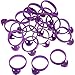 24 Pieces Icing Bag Ties Silicone Decoration Bag Ties for Cupcakes Cookies and Pastry (Light Purple)