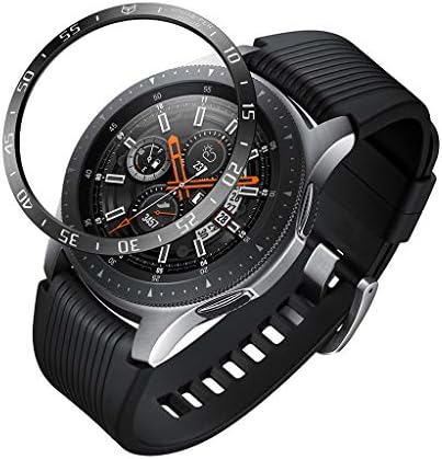 SMILEQ Fashion For Samsung Galaxy Watch 42mm Bezel Ring Adhesive Cover Anti Scratch Metal