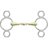EQUSPUR Horse Bit, Stainless Steel Equestrian Bit 5inch &amp; 5-1/4inch