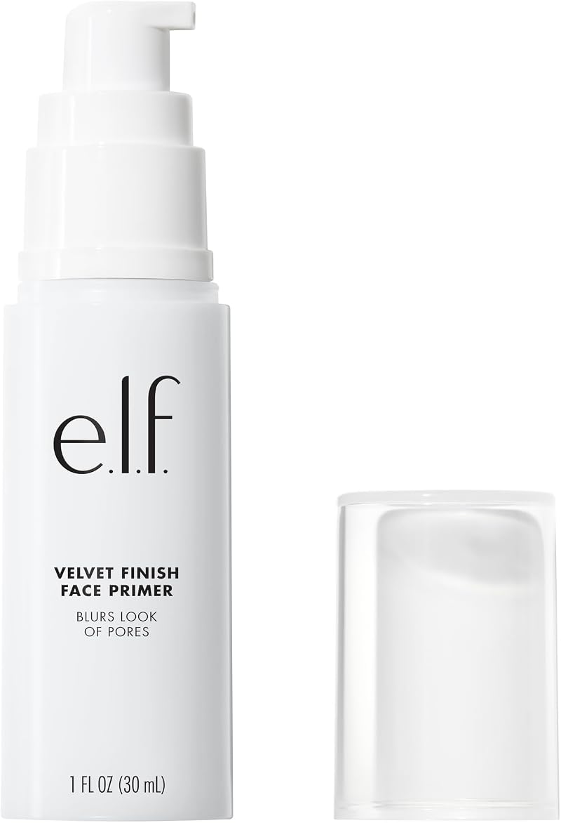 e.l.f. Mineral Infused Face Primer - Smooth Base, Fills Fine Lines, Large