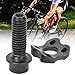 Front Derailleur Pulley Fixing Bolts Titanium Alloy Bike Hollow Guide Wheel Screw for Mountain Bike Front Shift (Black)thumb 3