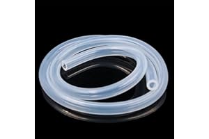 ANPTGHT Silicone Tubing 7mm (7/25") ID x 10mm OD Food Grade High-temperature Pure Silicone Hose Tube Clear Pipe for Home Brewing Air and Liquid Transfer (Length 3 Meter- 9.84FT)