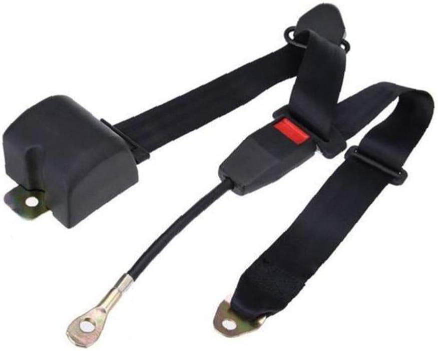 Universal Car Seat Belt 3 Point Adjustable Harness Kit Go Kart Buggies Club Golf Cart Van Bus Truck