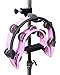 YMC Headphone Holder Tambourine Holder Hanger Clip for Microphone/Musical Stand, Black
