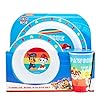 Paw-Patrol-3-Piece-resusable-PP-Tableware-Set-Childrens-Marshall-Rubble-Chase-Plate-Bowl-Tumbler-Dinnerware-Recyclable-Lightweight-Material PAW Patrol Kids Tableware Set – 3 Piece Reusable PP Plate, Bowl & Cup Set for Children – Skye, Chase, Marshall, Rubble…