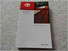 Toyota camry manual