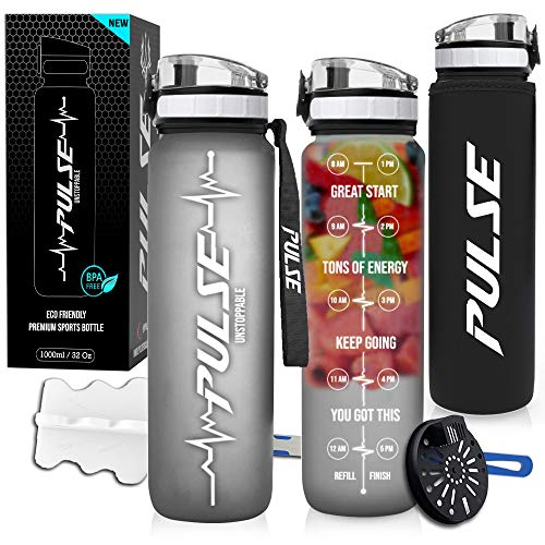 Pulse Best Sports Water Bottle (Black)