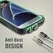 eSamcore Compatible for Galaxy S7 Edge Full Protection Phone case with Belt Clip Holster [Mint Green]