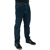 LA Police Gear Men's Terrain Flex Relaxed Fit Tactical Jeans, Comfortable Stretch Denim Jean, EDC Stretch Waistband Jeans