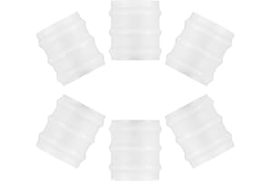 FONDOTIN 6pcs 304 Stainless Steel Water Dispenser Pipe Sealing Rings for Manual Bottle Pumps, Universal