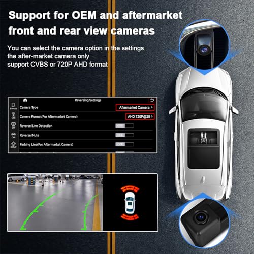 PEMP 10.25" Linux Screen for BMW (2012-2017) 3 Series F30 NBT CIC System, Support CarPlay iOS 26 Android Auto Mirror Link with a 720P AHD Reversing Camera