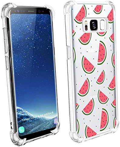 Samsung Galaxy S8 Plus Case Golbsky Clear Soft TPU Fashionable Print Back Cover (Samsung Galaxy S8, 4)