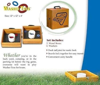 Amazon Com Washer Toss Complete Backyard Lawn Beach Camping Game