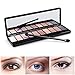 Eyeshadow Palette, 7 Matte & 3 Shimmer Shades, Highly-Pigmented Warm and Neutral Colors, Professional Makeup Palette with Double-Ended Blending Brush by LILYOBEAUTY (Warm Nude#3)
