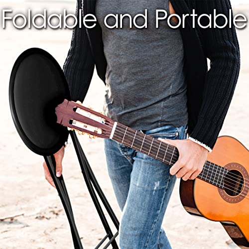 Lavish Home 18Inch Folding Bar HeavyDuty Padded Portable Stool with