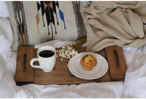 Wooden Handle Tray 55 X 25, Solid Wooden Tray , Serving Tray, Breakfast Tray, Ottoman Tray, Wedding Gift, Wood Breakfast Tray, Coffee Table Tray, Wooden Tray, Sofa Arm Table, Sofa Table,