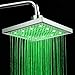 Bathroom Temperature Sensor 3 Color-Changing LED Overhead Shower Head 3 Color-Changing LED Overhead Shower Head
