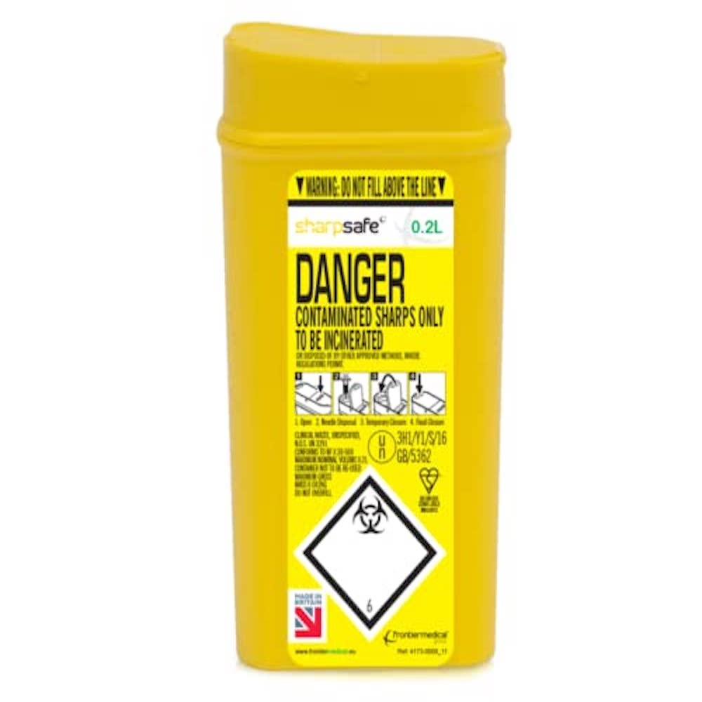 Sharpsafe 41731430 Sharp Bin, 0.2 L