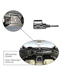 cable de audio AUX-IN para JVC Alpine KCA-121B Reproductor de CD Ai-Net