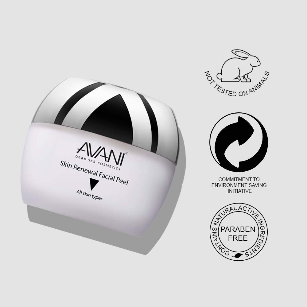 AVANI Classics Skin Renewal Facial Peel | Enriched with Vitamins E & C | Infused with Dead Sea Minerals - 1.7 fl. oz. (Single): Beauty