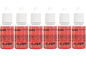 WAYMIL Waytest Silver & Sterling 999 925 Testing Solution Purity Determiner Jewelry Scrap Precious Metal 6 Bottles