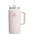 Stanley Quencher H2.0 Tumbler with Handle & Straw 64 oz | Flowstate 3-Position Lid | Large Capacity for Travel & Sports | Insulated Stainless Steel Cup | BPA-Free | Rose Quartz 2.0