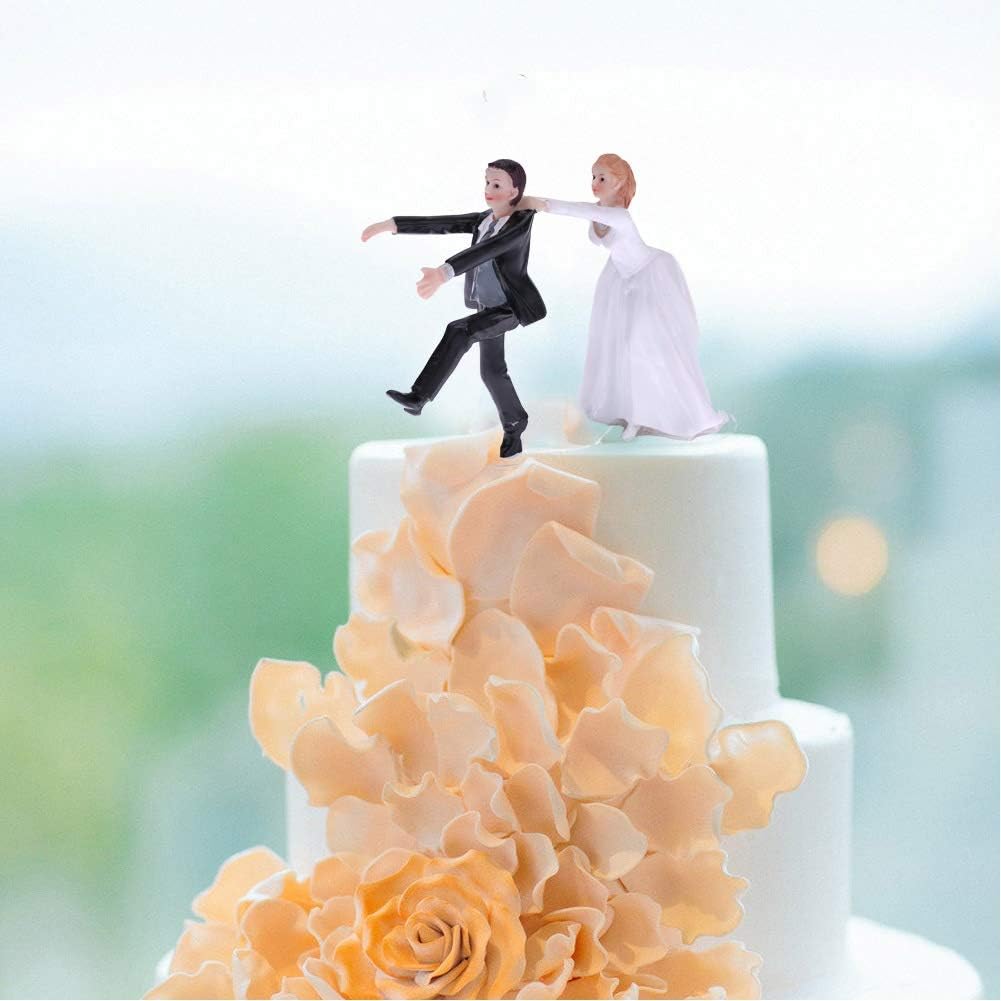 Bakeware Cheeseandu Bride Groom Figurines Romantic Bride And Groom Wedding Cake Topper Funny Resin Couple Hug Kiss Bridal Show Stand Cake Topper Wedding Party Engagement Anniversary Decoration Run Groom Home Laketownal Com