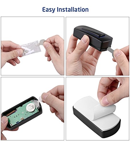 Wireless Doorbell Kit, NOVETE Waterproof Door Chime Kit Operating at Over 1300 Feet, Door Bell with Two Plug-in Receivers, LED Indicators, 52 Melodies, Memory Function, Easy Set Up for Home and Office