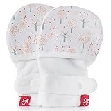 Goumikids Goumimitts Soft Stay On Scratch Mittens - Stops Scratches and Germs