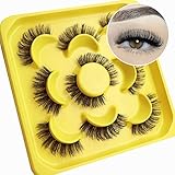 Veleasha Eyelashes 3D Russian Strip Lashes that