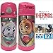 Thermos SS Vac Insulated 12oz Straw Bottle Paw Patrol Girl Pink