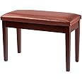 Bonnlo Duet Piano Bench with Storage Compartment and Thick Cushion Hinged top Artist Duet Seat