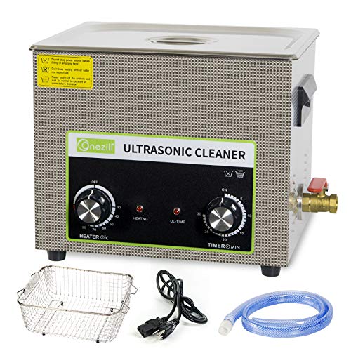 Ultrasonic Carburetor Cleaner 10L, ONEZILI High Power 240W Ultrasonic