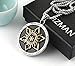 HZMAN Talisman Seal Solomon Six-Pointed Star 12 Constellation Pendant Stainless Steel Necklaces 22+2