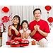 Pangda 30 Packs 8 Inch Chinese Red Paper Lanterns for 2025 Chinese New Year Decorations, Spring Festival Decoration to Drive off Bad Luck