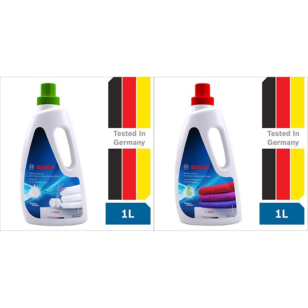Bosch Fabric Softener for Washing Machine 1 l & Bosch Detergent for