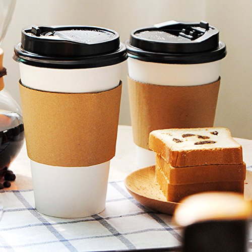 WARMBUY Coffee Cup Sleeves, 100 Count - Thumbnail 3