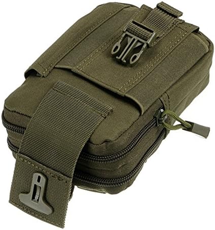 Bestshared Compact Multi-Purpose Waterproof Tactical MOLLE EDC Utility Gadget Pouch Tools Waist Bag Pack