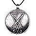 SIGIL OF LUCIFER Seal of Satan Satanism sign Pewter Pendant Neckalce