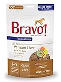 (3 Pack) Bravo Bonus Bites Freeze Dried Venison Liver, 3-Ounces each