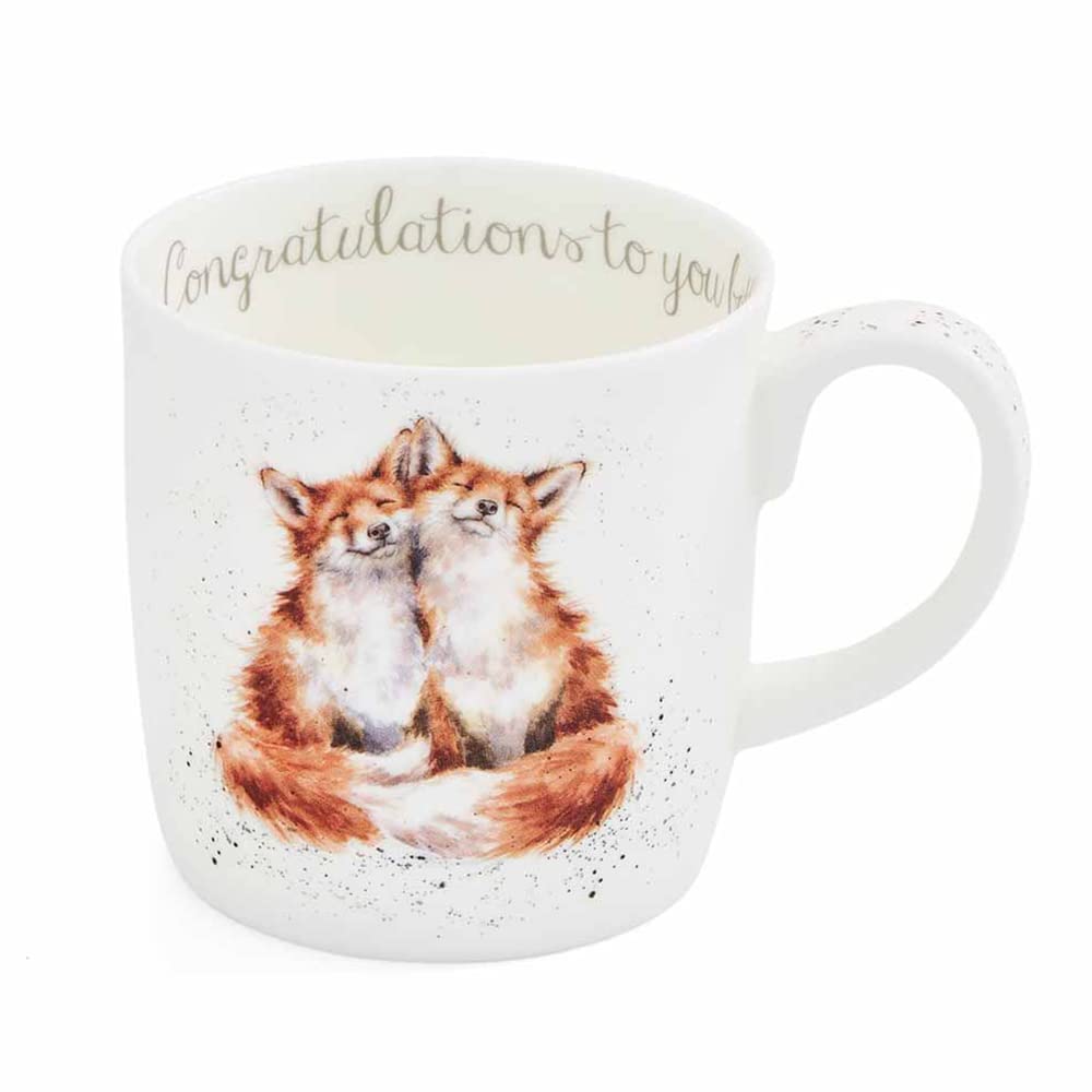 Wrendale Designs - 'Congratulations to You Both' Large Mug