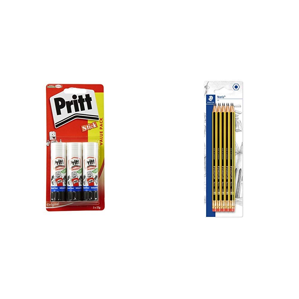 Pritt Stick Original Glue Stick Multi Pack 3 x 22g Childproof and