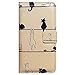 Bfun Packing Bcov Black Cat White Cat Leather Wallet Cover Case for Samsung Galaxy S5
