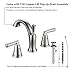 ENZO RODI 8 inch Bathroom Faucets Widespread Brushed Nickel, Two-Handle Bath Lavatory Vanity Sink Faucet, for 3-Holes Wide Spread Set, with Metal Lift Pop-up Drain Assembly, Transitional Mid-Arc Spout
