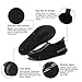 CIOR Men Women and Kids Quick-Dry Water Shoes darkweight Aqua Socks For Beach Pool Surf Yoga Exercise,S0602,Black,XL