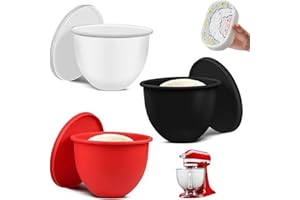 Silicone Liners for Kitchen Aid Tilt-Head 5 Qt Mixers – Stand Mixer Attachments & Accessories – Replacement Mixer Bowls No Lo